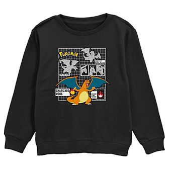 Boys Pokemon Charizard Description Graphic Fleece