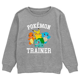 Boys Pokemon Starter Trainer Graphic Fleece