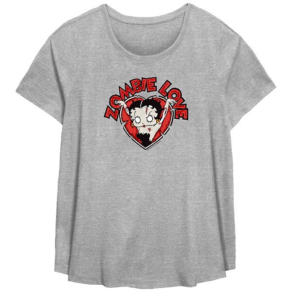 Betty Boop Heart Graphic Tee (L-XL) main image 0