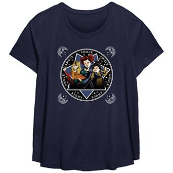 Plus Size Hocus Pocus Sanderson Sisters Spell Board Graphic Tee