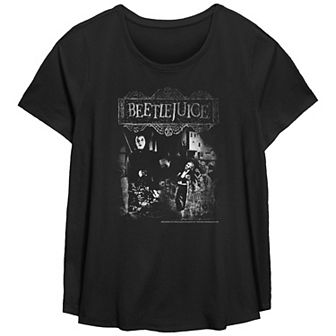 Plus Size Beetlejuice Scenes Poster Graphic Tee