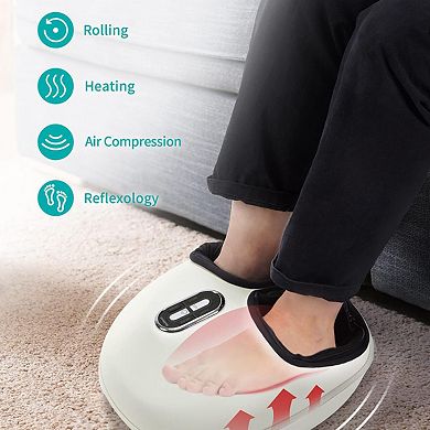 Nekteck Shiatsu Foot Massager Machine With Soothing Heat White