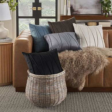 Mina Victory Sofia Velvet Lines Set Of 2 Indoor Throw Pillow