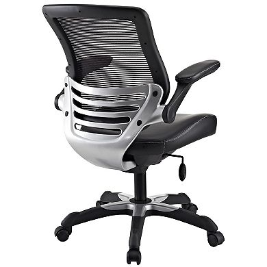 Modern Black Mesh Back Ergonomic Office Chair With Flip-up Arms