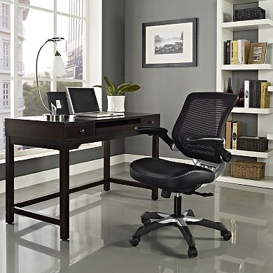 Modern Black Mesh Back Ergonomic Office Chair With Flip-up Arms