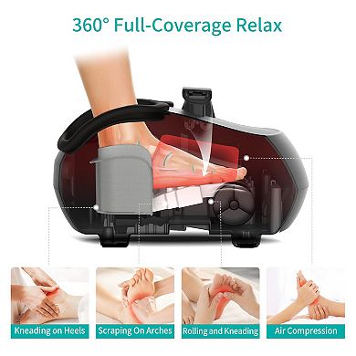 Nekteck Foot Massager Machine With Heat, Handle Design