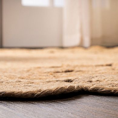 Bodhi Round Natural Jute Hippie Circle Area Rug
