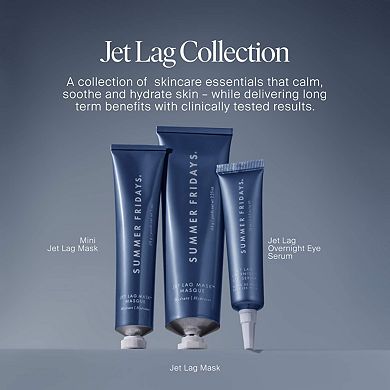 Jet Lag Overnight Eye Serum for Fine Lines & Wrinkles with Gentle Retinol Blend