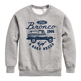 Boys 8-20 Ford Vintage Bronco Rare Breed Fleece Sweatshirt