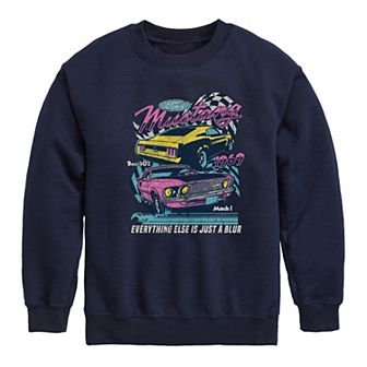 Boys 8-20 Ford Mustang Blur Fleece Sweatshirt