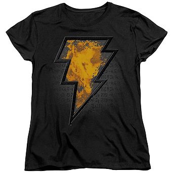 Black Adam Black Adam Beveled Emblem Short Sleeve Women´s T-Shirt