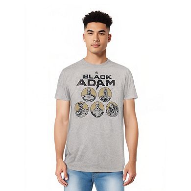 Black Adam Black Adam Contrast Group Short Sleeve Adult T-shirt
