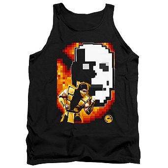 Mortal Kombat Klassic Scorpion Adult Tank Top