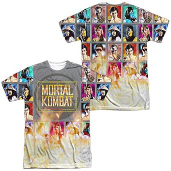 Mortal Kombat Klassic Choose Your Fighter Short Sleeve Adult Poly Crew T-shirt