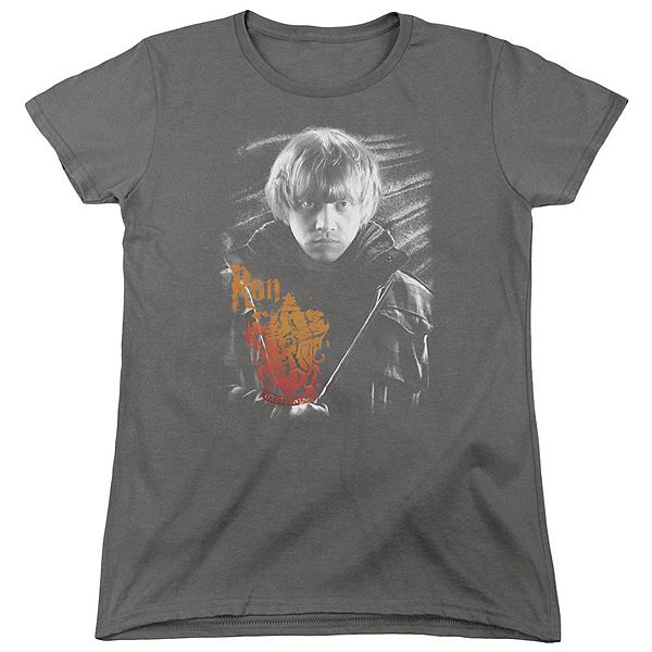 Harry Potter Ron Portrait Short Sleeve Womens T-shirt