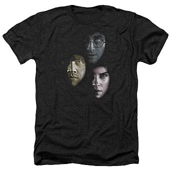 Harry Potter Hero Heads Adult Heather T-shirt