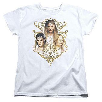 Lord Of The Rings Women Of Middle Earth Short Sleeve Womens T-shirt
