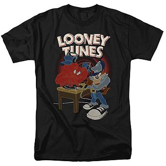 Looney Tunes Dj Looney Tunes Short Sleeve Adult T-shirt