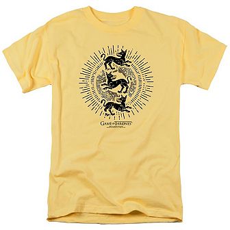 Game Of Thrones Clegane Burst Sigil Short Sleeve Adult T-shirt