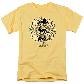 Game Of Thrones Clegane Burst Sigil Short Sleeve Adult T-shirt