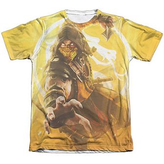Mortal Kombat 11 Scorpion Sleeve T-shirt