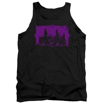 Fantastic Beasts 2 Hogwarts Silhouette Adult Tank Top