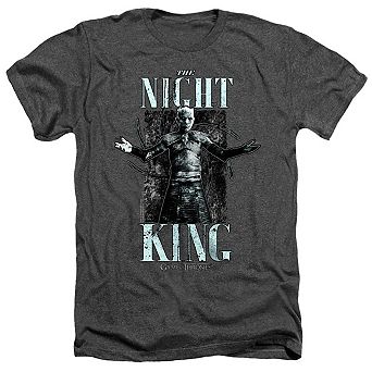 Game Of Thrones The Night King Adult Heather T-shirt