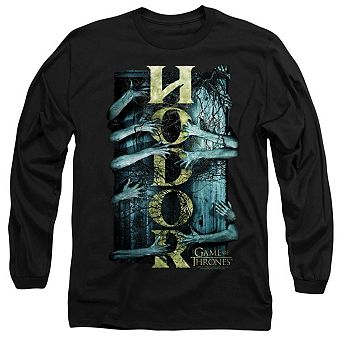 Game Of Thrones Hodor Long Sleeve Adult T-shirt