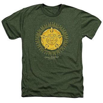 Game Of Thrones Tyrell Burst Logo Adult Heather T-shirt