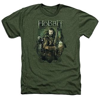 Hobbit Thorin And Company Adult Heather T-shirt