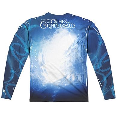 Fantastic Beasts 2 Team Up Long Sleeve Adult Poly Crew T-shirt