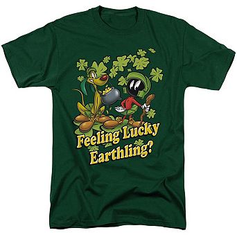 Looney Tunes Feeling Lucky Short Sleeve Adult T-shirt
