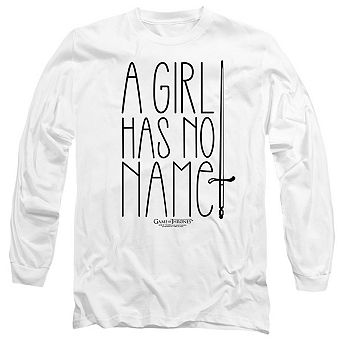 Game Of Thrones No Name Long Sleeve Adult T-shirt