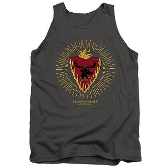 Game Of Thrones Stannis Baratheon Burst Sigils Adult Tank Top