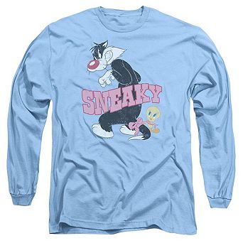 Looney Tunes Sneaky Long Sleeve Adult T-shirt