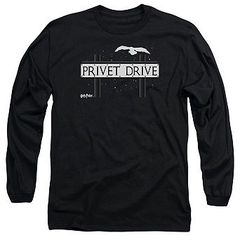 Harry Potter Privet Drive Long Sleeve Adult T-shirt