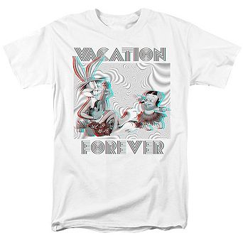 Looney Tunes Vacation Forever Short Sleeve Adult T-shirt