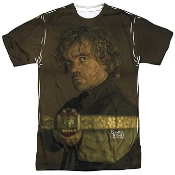Game Of Thrones Tyrion For The Throne Short Sleeve Adult Poly Crew T-shirt