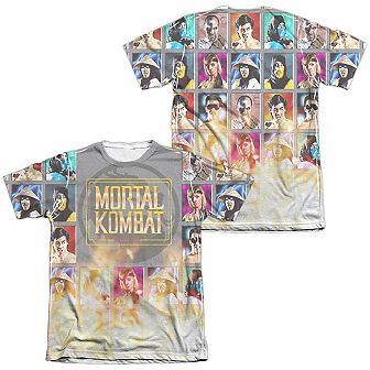 Mortal Kombat Klassic Choose Your Fighter Sleeve T-shirt