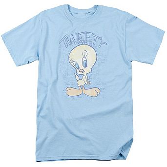 Looney Tunes Tweety Fade Short Sleeve Adult T-shirt