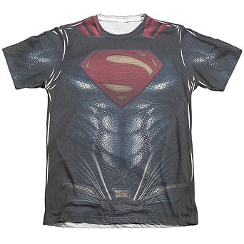 Justice League Movie Superman Uniform Sleeve T-shirt