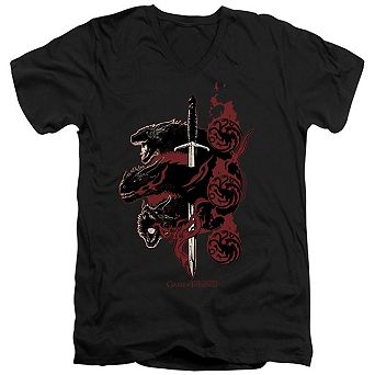 Game Of Thrones Targaryen Dragons Short Sleeve T-shirt