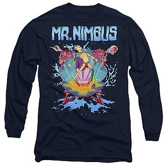 Rick And Morty Mr. Nimbus Design Long Sleeve Adult T-shirt