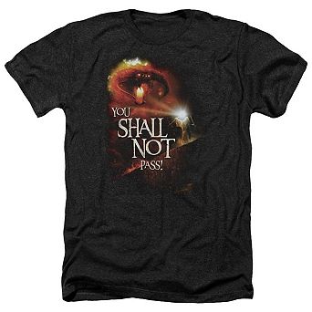 Lord Of The Rings You Shall Not Pass Adult Heather T-shirt