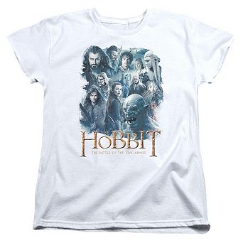 Hobbit Main Characters Short Sleeve Womens T-shirt