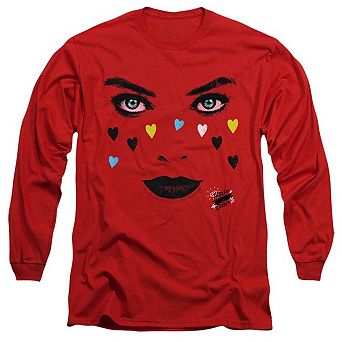 Birds Of Prey Red Harley Long Sleeve Adult T-shirt
