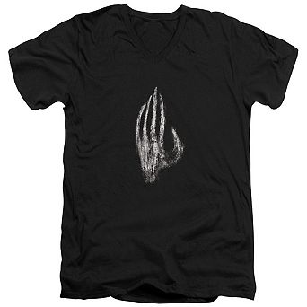 Lord Of The Rings Hand Of Saruman Short Sleeve Adult V Neck T-shirt