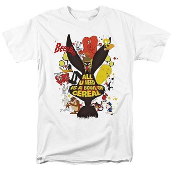 Looney Tunes Cereal Short Sleeve Adult T-shirt