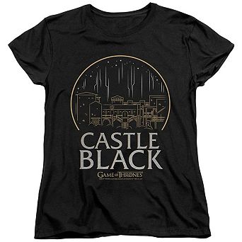 Game Of Thrones Castle Black Short Sleeve Women´s T-Shirt