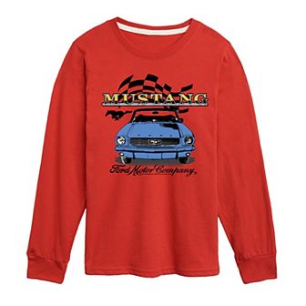 Boys 8-20 Ford Vintage Mustang Convertible Long Sleeve Graphic Tee